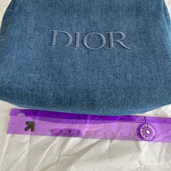 Dior Beauty Denim Cosmetic Bag with samples - Picture 4 of 6